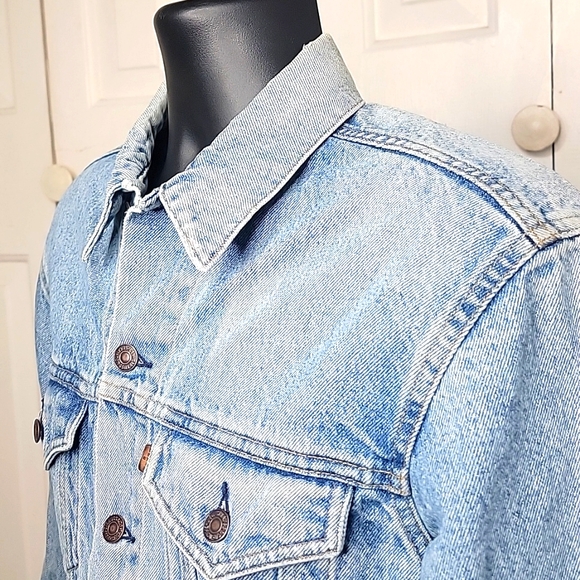 Levis 73549 0214 Denim Jacket Size Large Vintage - Picture 3 of 9